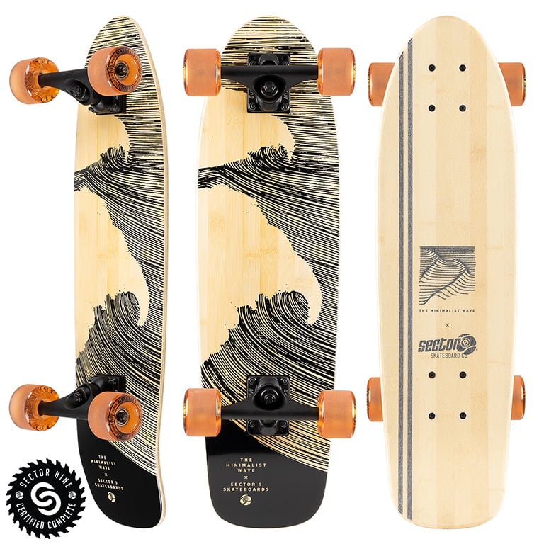 Sector 9 Bamboo Fiji Longboard Skateboard Complete
