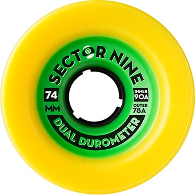 Sector 9 Wheels | DUAL DUROMETER (74mm 78A)